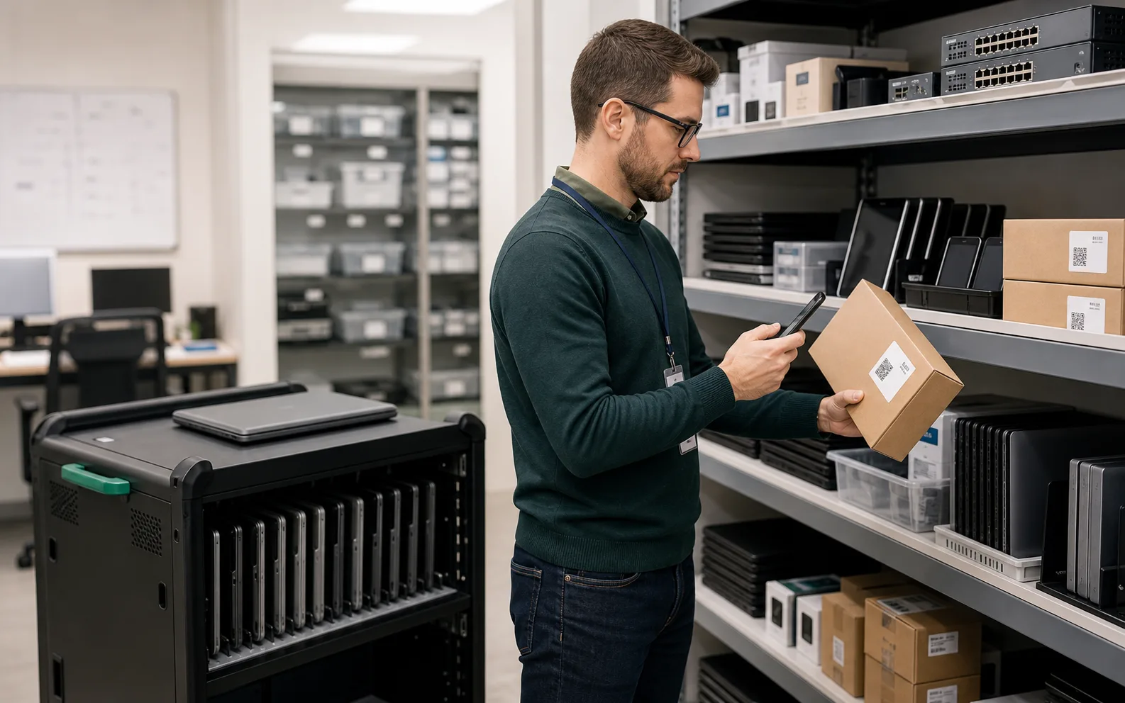 IT asset inventory app inventory scanning workflow