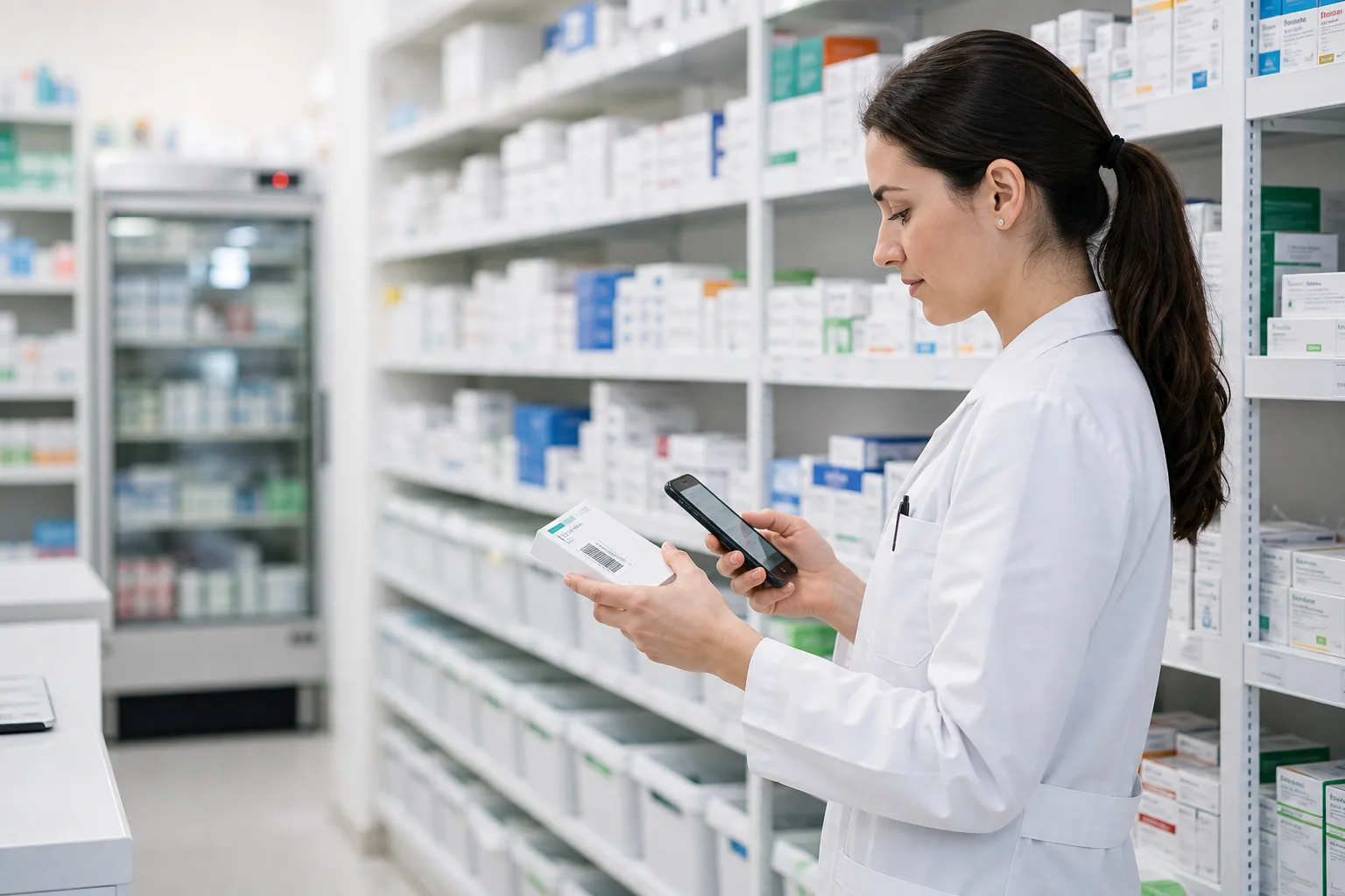 Pharmacy inventory app inventory scanning workflow